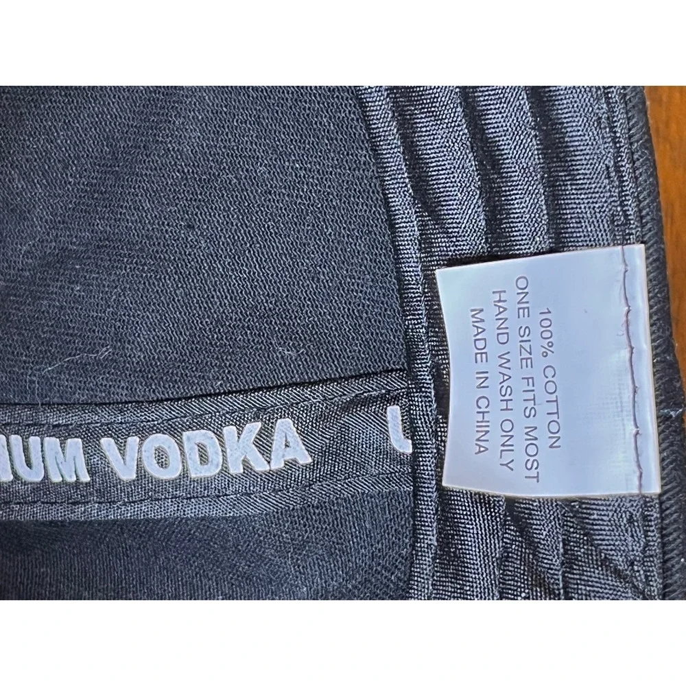 NEFT Vodka Black Adjustable Strapback Hat Cap Embroidered Logo
